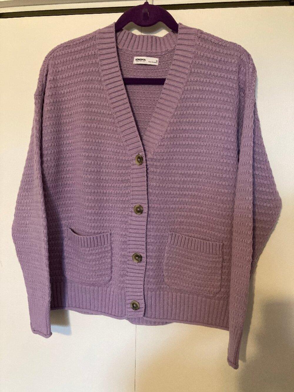 Button Down Sweater Cardigan